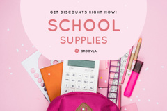 Discount on Stationery and Backpacks