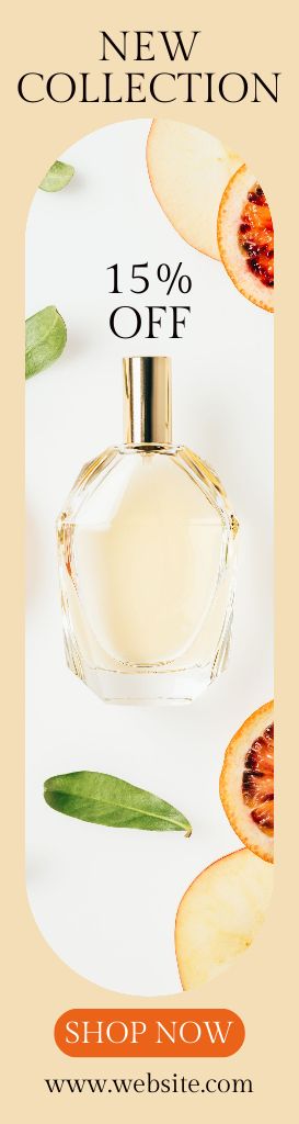 New Collection of Natural Scents Skyscraperデザインテンプレート