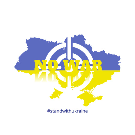 Stand with Ukraine Instagram Design Template