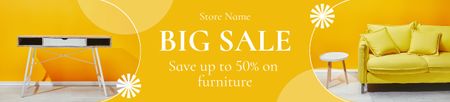 Big Sale of Furniture Ebay Store Billboard Tasarım Şablonu
