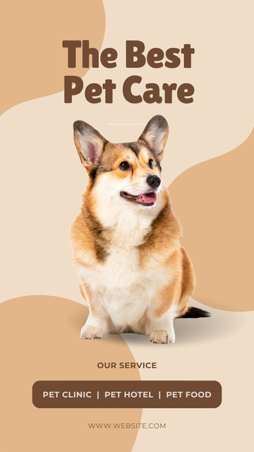 Szablon projektu Offering Best Pet Care Services Instagram Story