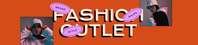 Fashion Store Offer with Stylish Girls Ebay Store Billboard tervezősablon