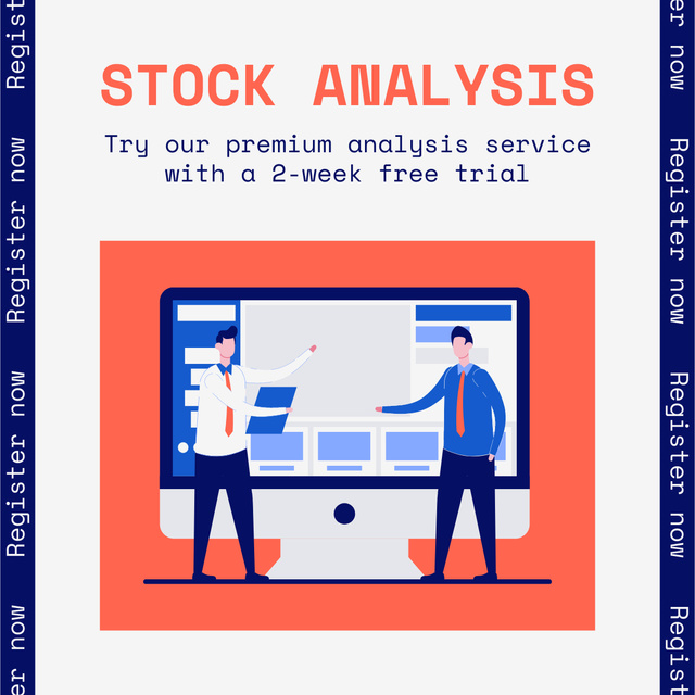 Szablon projektu Premium Trading Market Analytics Service LinkedIn post