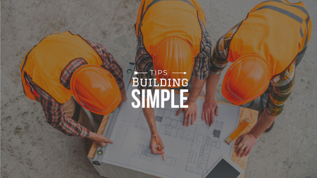 Designvorlage Tipps zur Vereinfachung des Bauens mit Bauplänen für Youtube