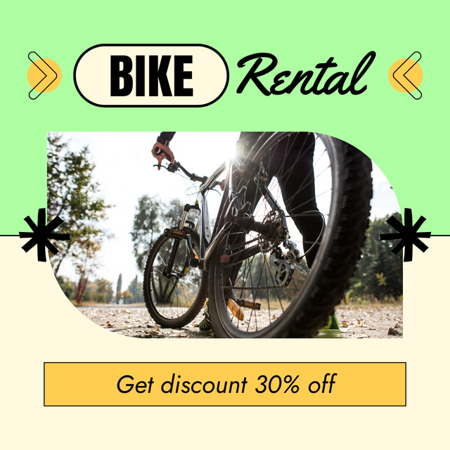 Rental Sport and Tourist Bikes Instagram AD – шаблон для дизайна