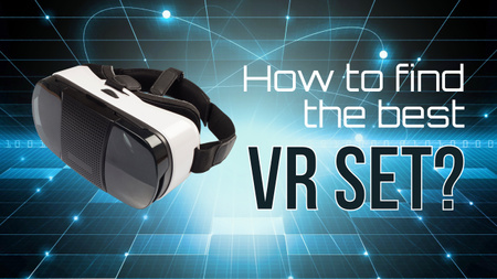 Headset for Virtual Reality  Youtube – шаблон для дизайна