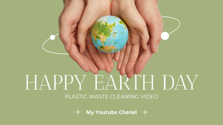 Happy Earth Day Youtube Thumbnail Design Template