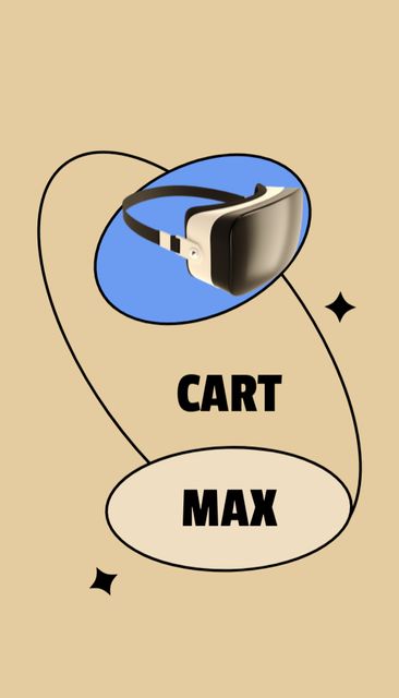 Platilla de diseño Image of Glasses for Virtual Reality Business Card US Vertical