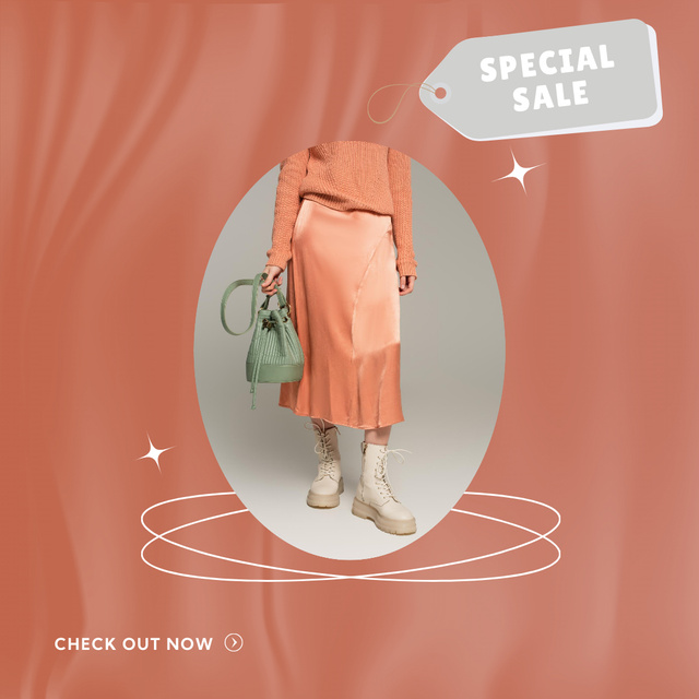 Women's Clothes and Accessories Special Sale Instagram tervezősablon