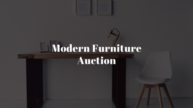 Antique Furniture Auction with Luxury Yellow Armchair Youtubeデザインテンプレート