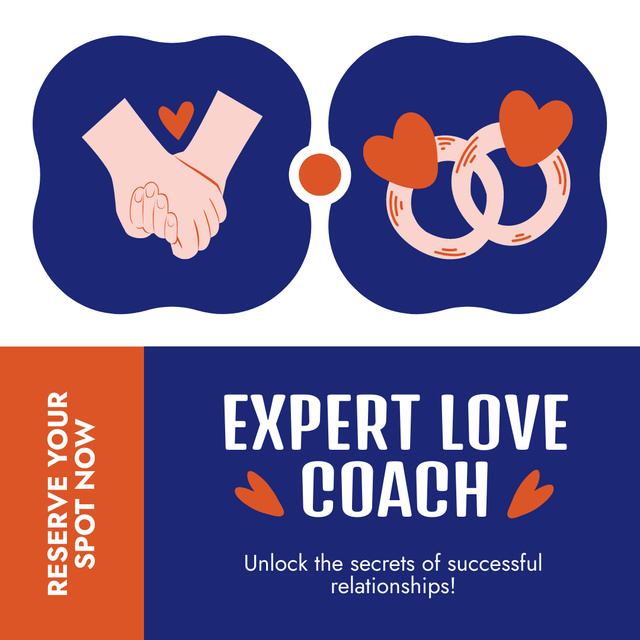 Szablon projektu Appointment to Expert Love Coach Instagram