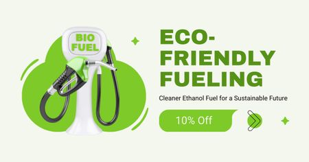 Eco-Friendly Fueling with Nice Discount Facebook AD Design Template