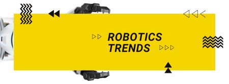 Modern Robotics Technology Trends Facebook cover Design Template