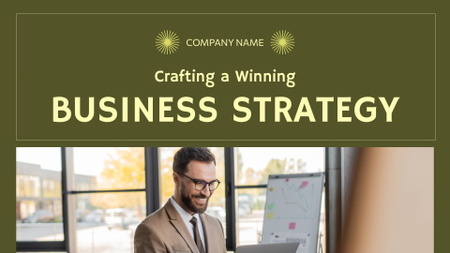 Creating Successful Business Strategy Guidelines Presentation Wide Design Template
