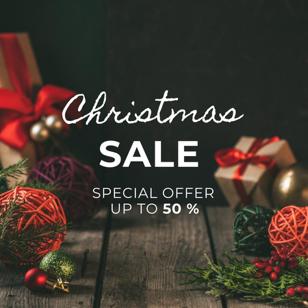 Platilla de diseño Christmas Special Offer of Sale Instagram