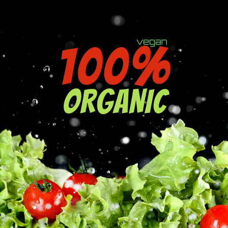Platilla de diseño Fresh Cabbage and Tomatoes Instagram
