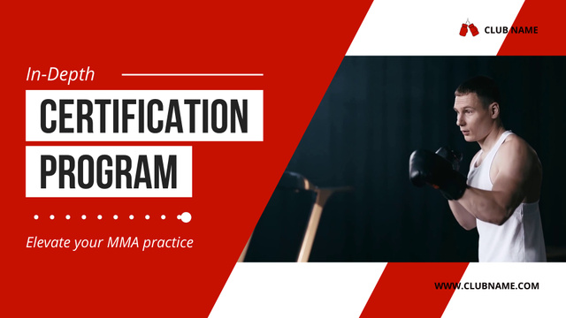 Elevating MMA Practice In Club With Discount Full HD video Design Template