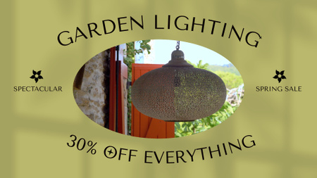 Lamps For Garden Sale Offer Full HD video Design Template