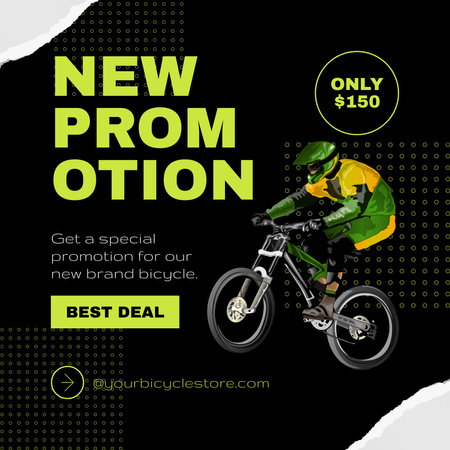 Best Deal of Extremal Bicycle Instagram Design Template