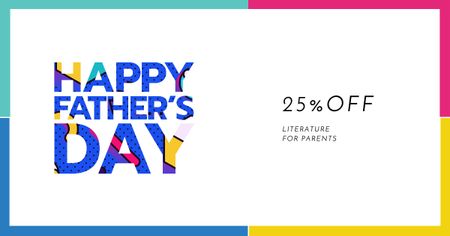 Father's Day Discount Offer Facebook AD Design Template
