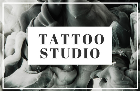 Designvorlage Kreatives Tattoo-Designer-Serviceangebot für Business Card 85x55mm