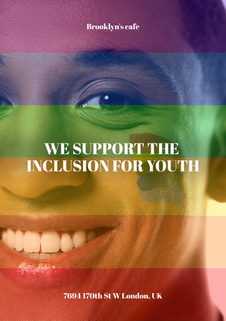 Modèle de visuel LGBT Community Invitation - Poster