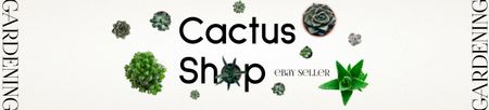 Ad of Succulents Shop Ebay Store Billboard Design Template