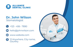 Dental Clinic Ad with Illustration of Tooth