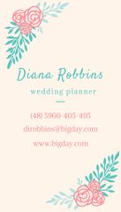 Event Planner With Illustrated Roses