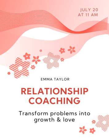 Relationship Coaching Offer Poster 22x28in tervezősablon