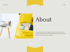 Interior Design Studio Grey and Yellow
