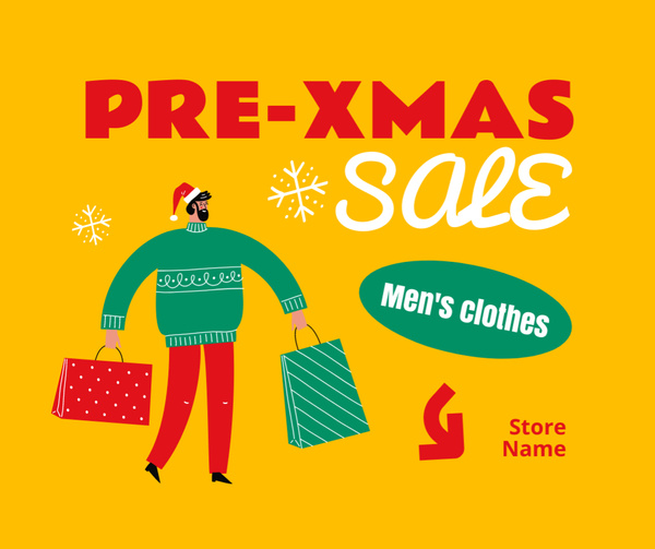 Pre-Christmas Male Clothing Sale
