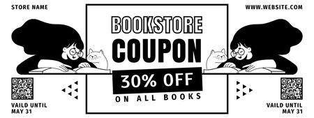 All Books Discount Coupon Design Template