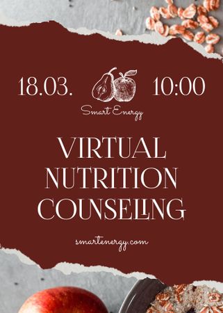 Platilla de diseño Nutrition Counseling Offer Invitation