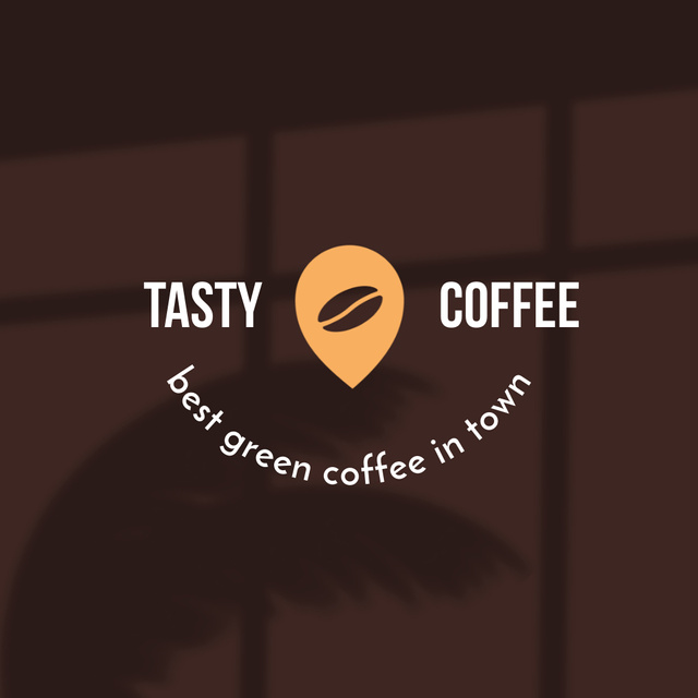 Plantilla de diseño de Flavorsome Coffee Cup Offer With Slogan Animated Logo 