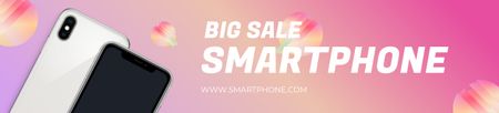 Big Sale of Modern Smartphones Ebay Store Billboard Design Template