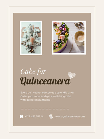 Template di design Offerta Speciale Panetteria con Yummy Cake Poster US