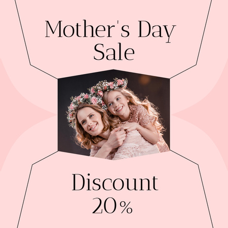 Mother's Day Sale Pink Instagram Design Template