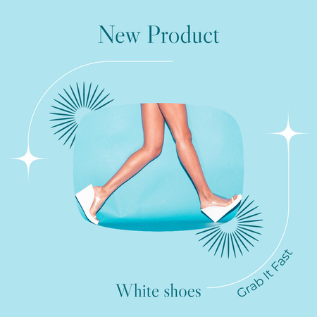 New Collection of Summer Shoes for Women Instagram Design Template