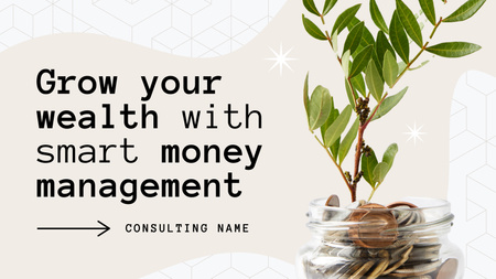 Personal Money Management Title 1680x945px Design Template