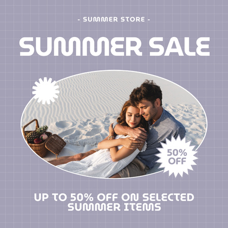 Template di design Summer Sale of Selected Fashion Items Animated Post
