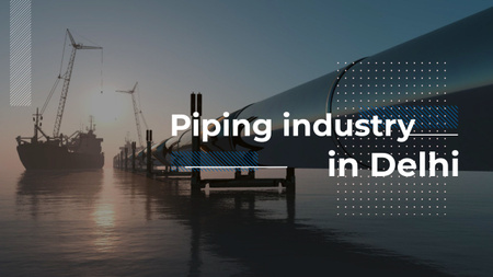 Industrial Pipe in Sea Youtube Thumbnail Design Template