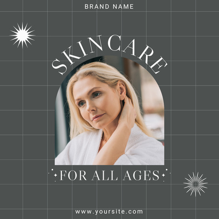 Template di design Offerta di prodotti per la cura della pelle per tutte le età Instagram