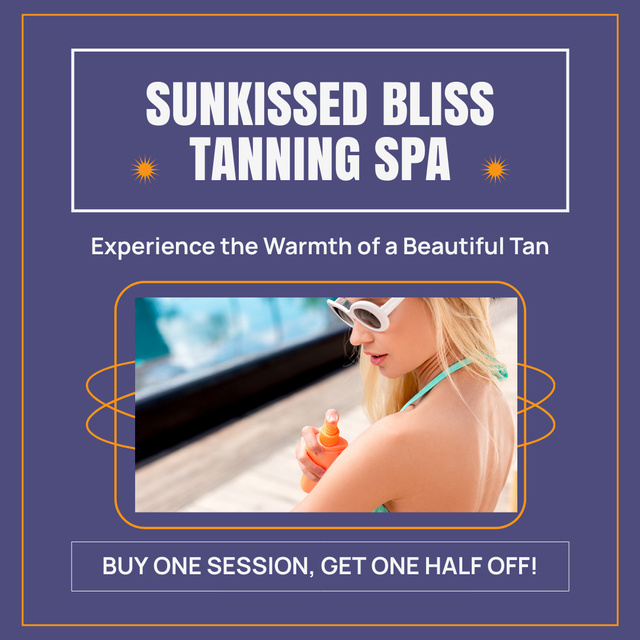 Template di design Tanning Spa Session Offer Instagram