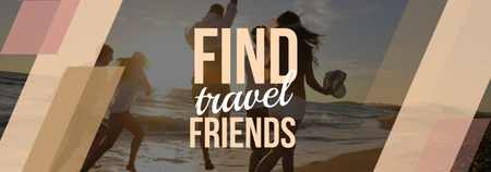 Travel Inspiration With Young People at Seacoast Tumblr Design Template