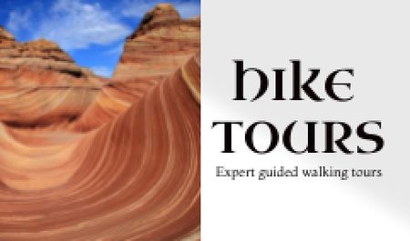 Summer Bike Tours Ad Business card Modelo de Design
