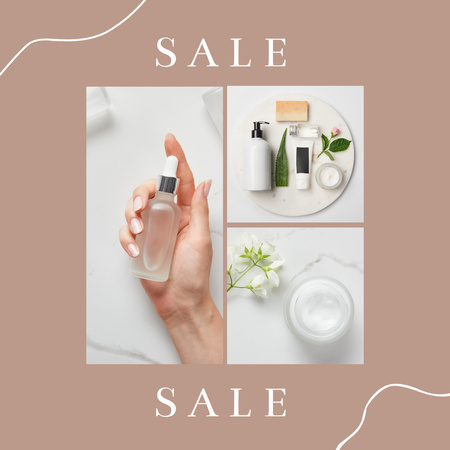 Skincare Products Sale Offer Instagram Design Template