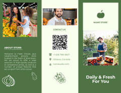 Fresh and Daily Groceries With Farm And Supermarket