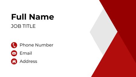 Moderní Zaměstnanec Datový Profil S Geometrickým Vzorem Business Card US Šablona návrhu