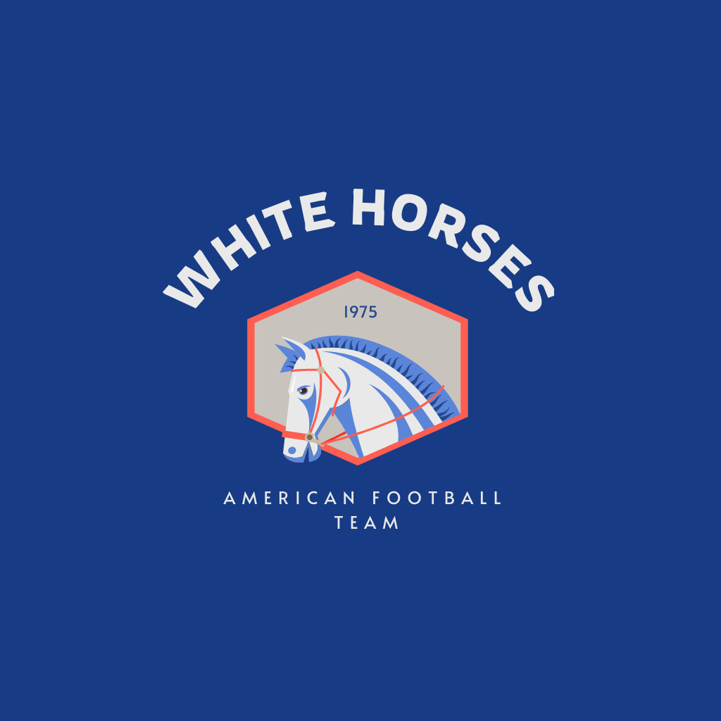 Plantilla de diseño de American Football Club Logo 